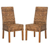 Sanibel Brown Mango Wood Side Chair (Set of 2) #HA701