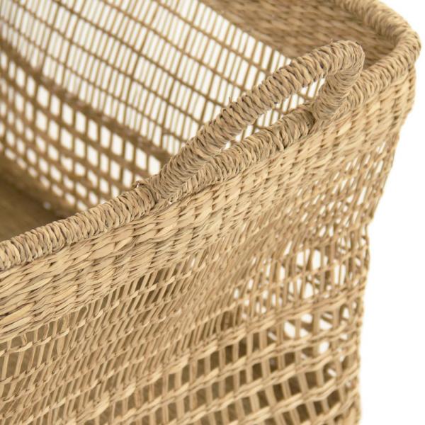 Zentique Handmade Seagrass Basket (#K6559)