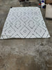 Beaulah Modern Geometric Shag Area Rug, DRug308-B2-S3