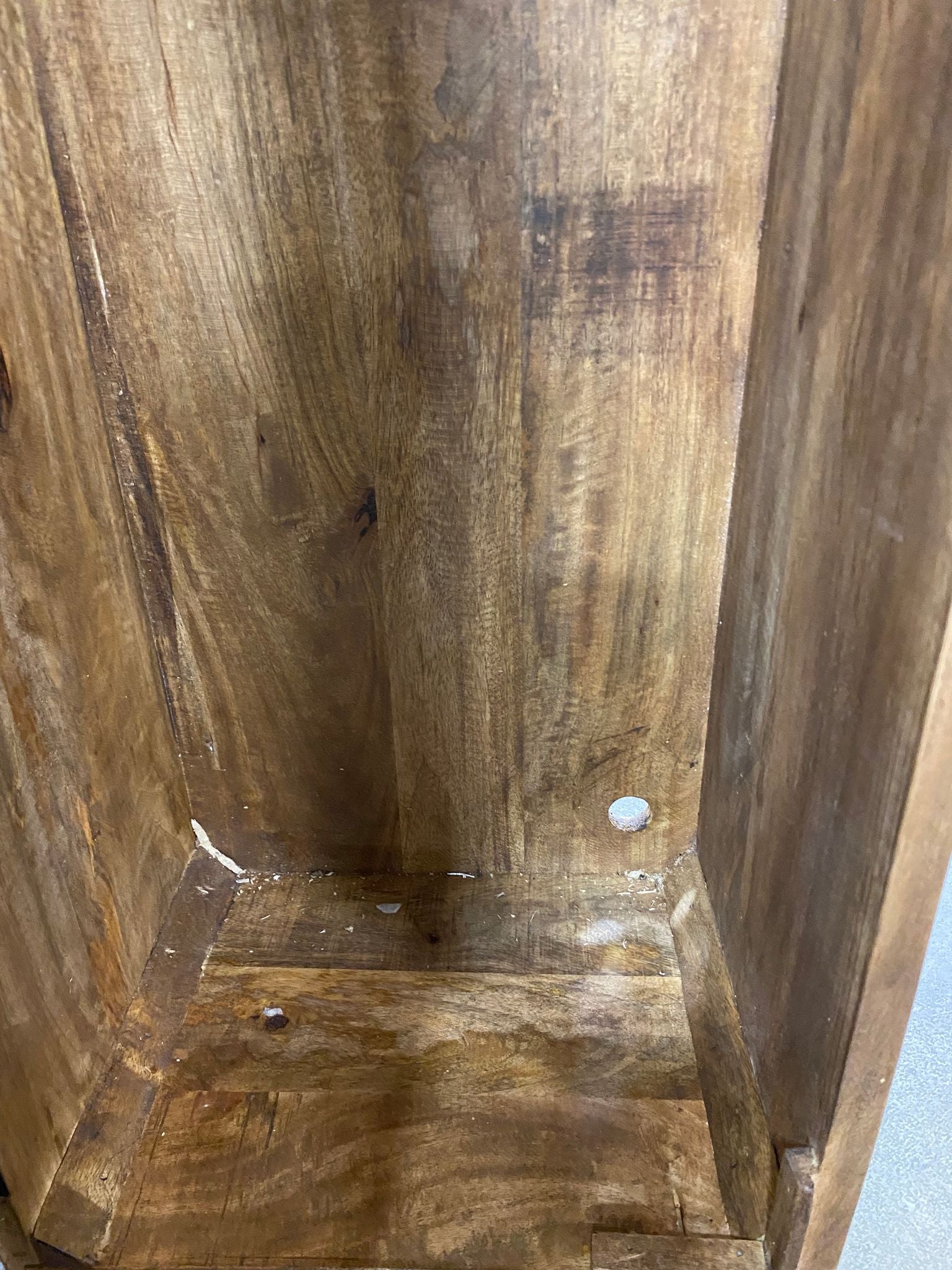 46-inch Acacia Wood Storage Bench