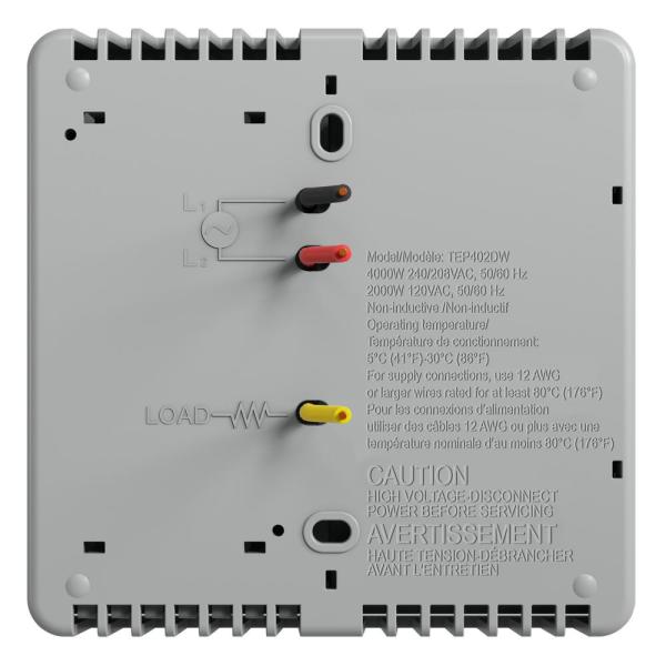 4000-Watt Single Pole  Programmable Electronic Thermostat K6989