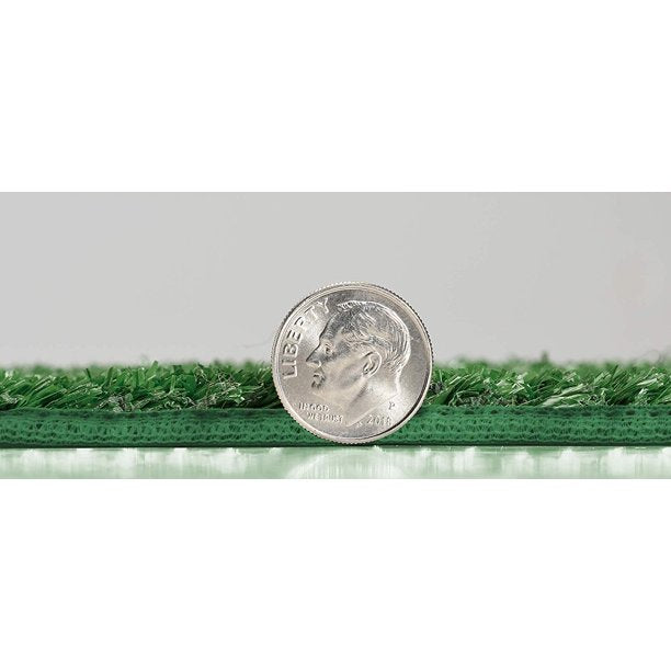 8'x10' Economical Turf Grass Indoor / Outdoor Area Rugs, Runners and Mats. Durable Action Backing and Premium Bound Edges KRUG198-P5