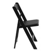 Black Hercules Series Vinyl Padded Folding Chairs (Set of 2) - #CG2003