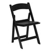 Black Hercules Series Vinyl Padded Folding Chairs (Set of 2) - #CG2003