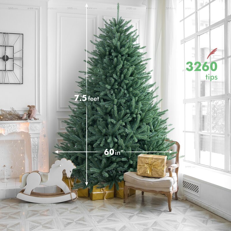 7' 6" H Extra Full Green Fir Christmas Tree
