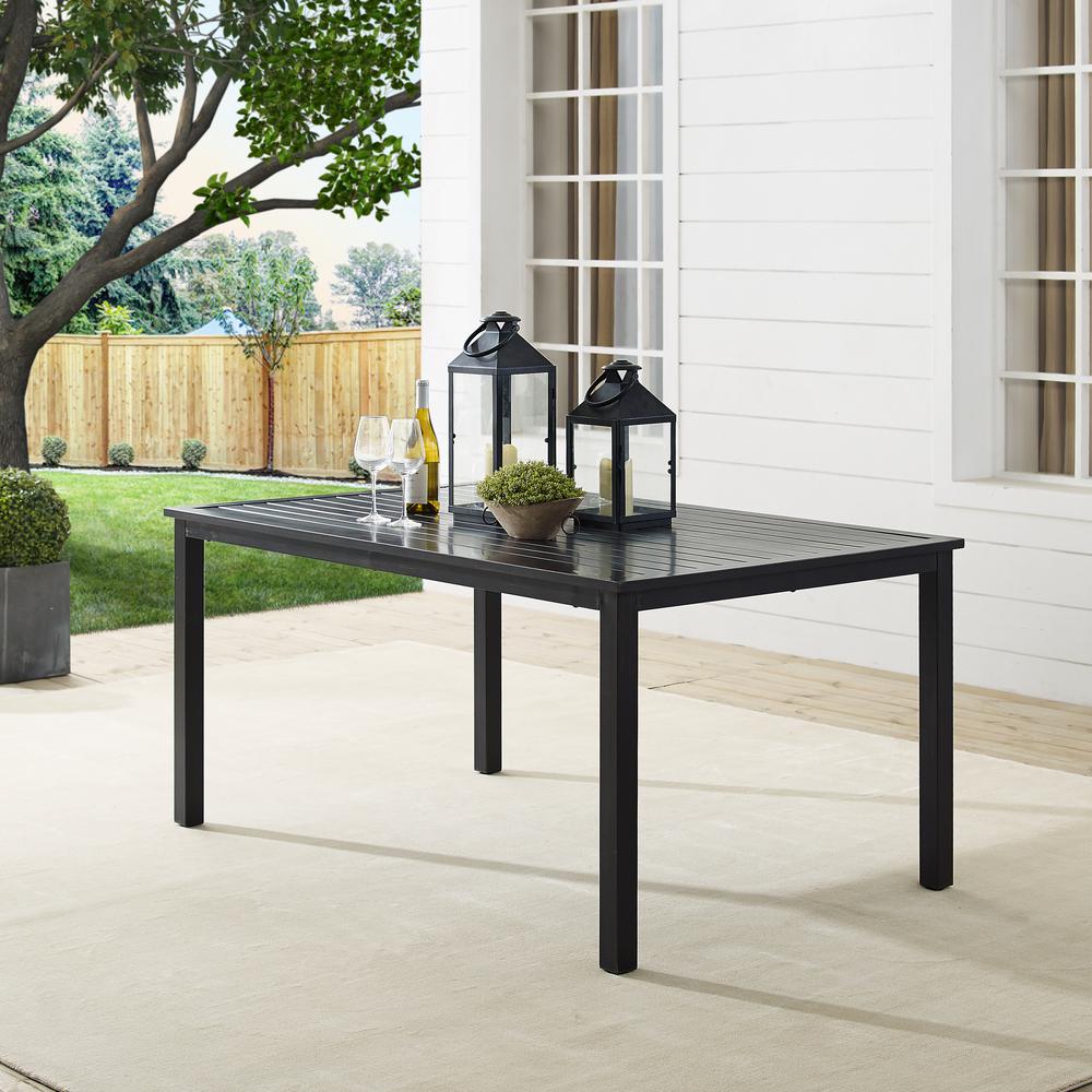 Kaplan Outdoor Dining Table, Oiled Bronze (#K2525)