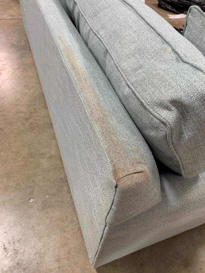 98" Flared Arm Sofa with Reversible Cushions(As-Is)
