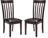 Hammis Upholstered Side Chair Set of 2 7251