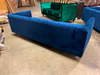 AVIATOR BLUE  VELVET SOFA