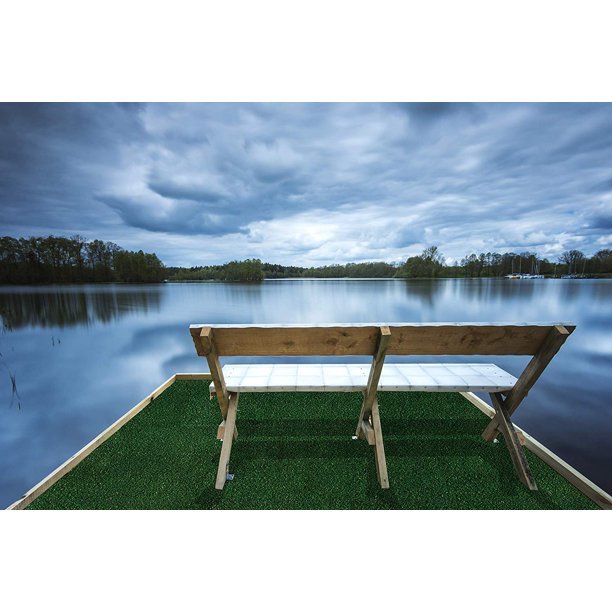 8'x10' Economical Turf Grass Indoor / Outdoor Area Rugs, Runners and Mats. Durable Action Backing and Premium Bound Edges KRUG198-P5