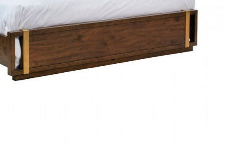 Metal Strap Wood Footboard ONLY LX4238