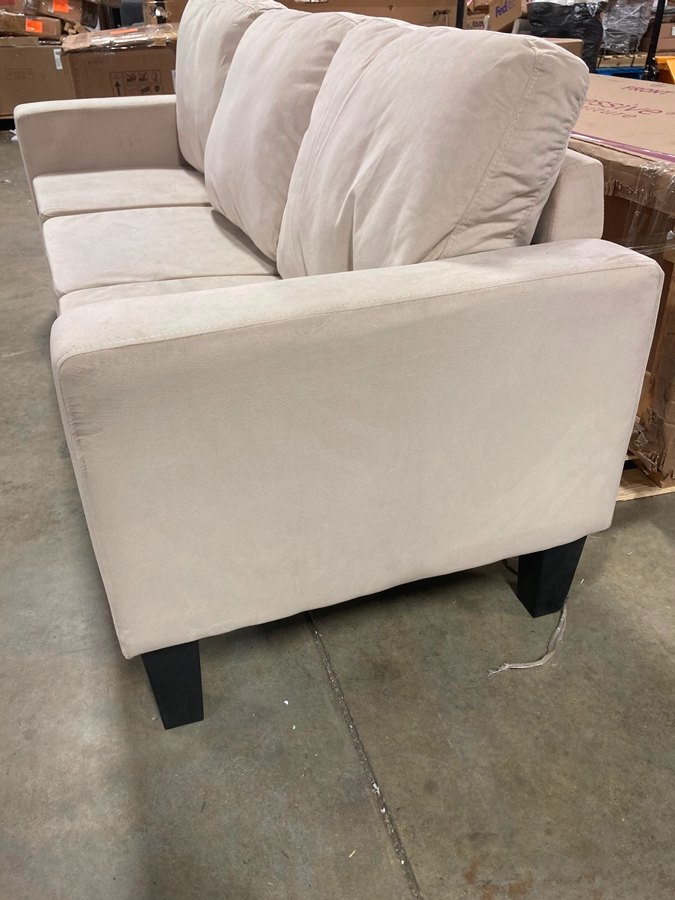 Abbey 74" Square  Arm Sofa with Reversible Cushions OP057