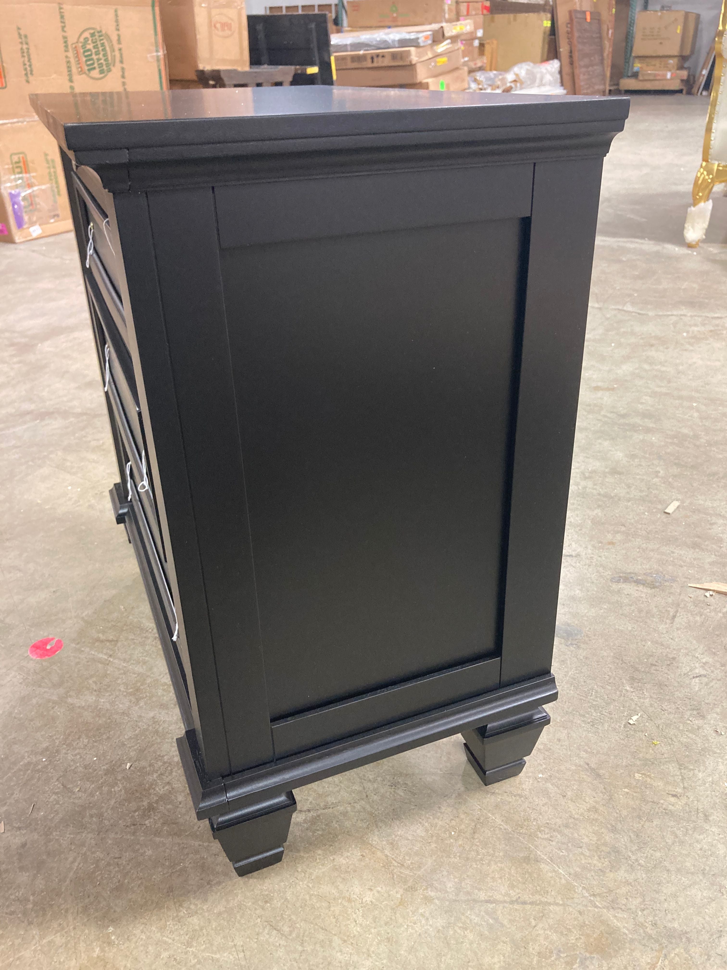 Black Barret 3 - Drawer Nightstand *As Is*