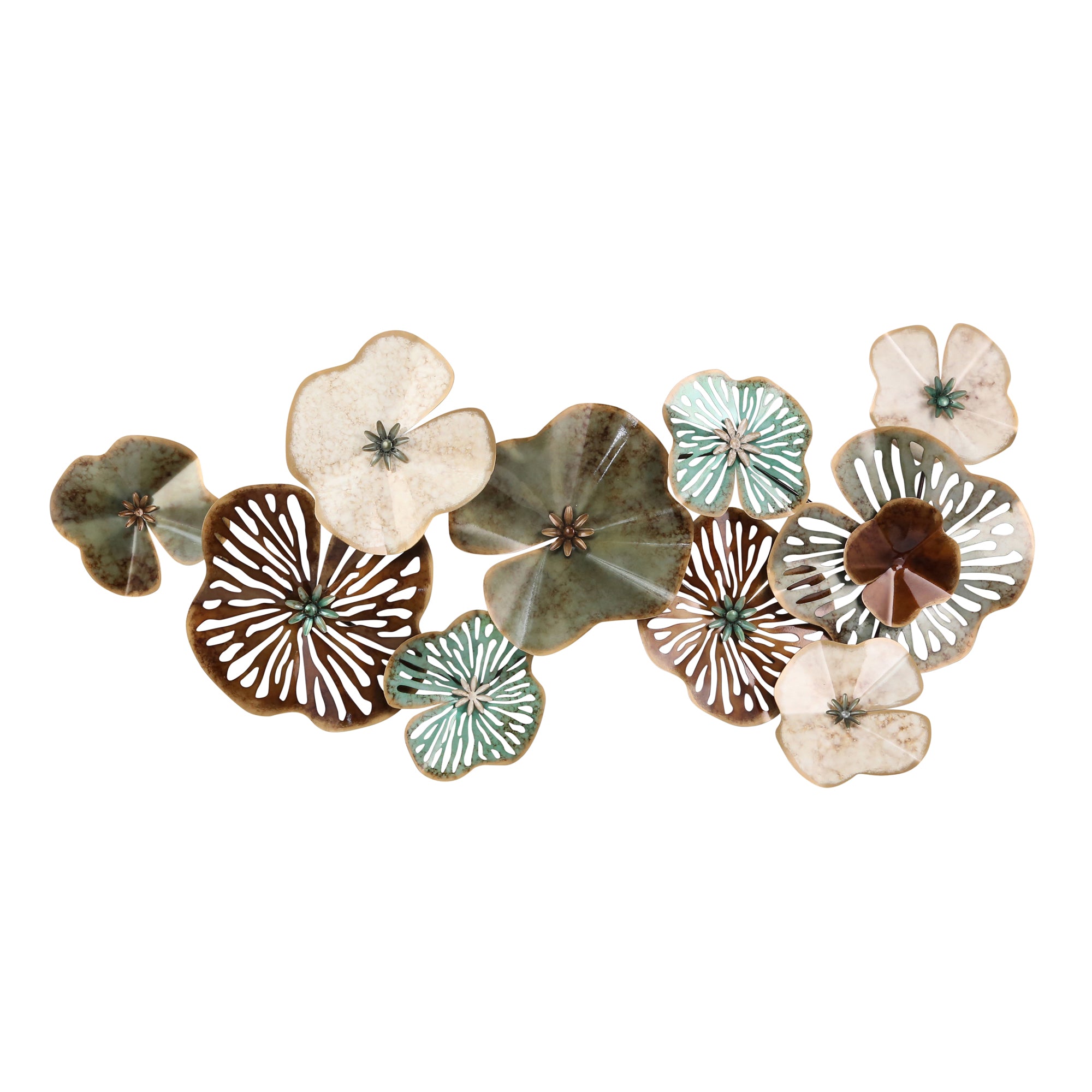 Metal 47" Floral Wall Decor (#K4300)