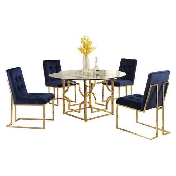 Best Master Furniture\ Gold Plated TABLE BASE ONLY. *AS-IS*