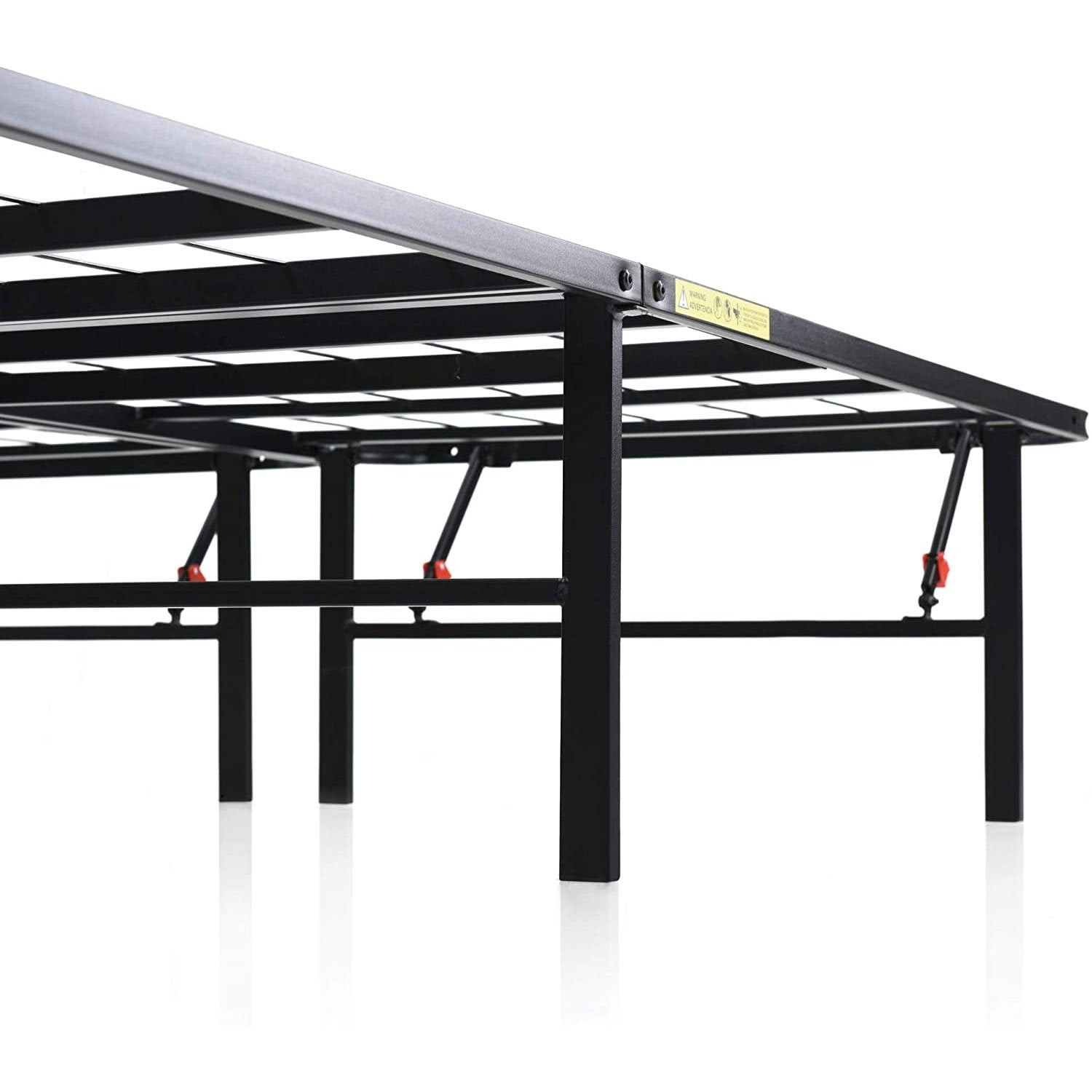 Classic Brands Hercules 14 Inch Metal Platform Foundation Bed Frame, Black, King pt1137