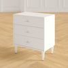 Load image into Gallery viewer, White Verena 3 Drawer Nightstand 7393