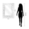 Bagley Elegant Beveled Geometry Wall Mirror #LX4228