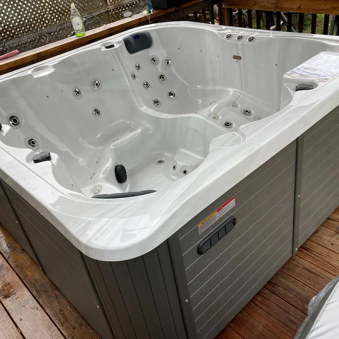 Sol 72 Outdoor™ Aire 6 - Person 54 - Jet Acrylic Square Hot Tub with O ...