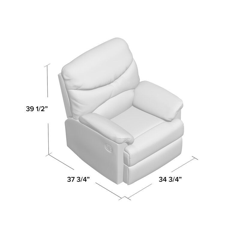 Rabon manual sales wall hugger recliner