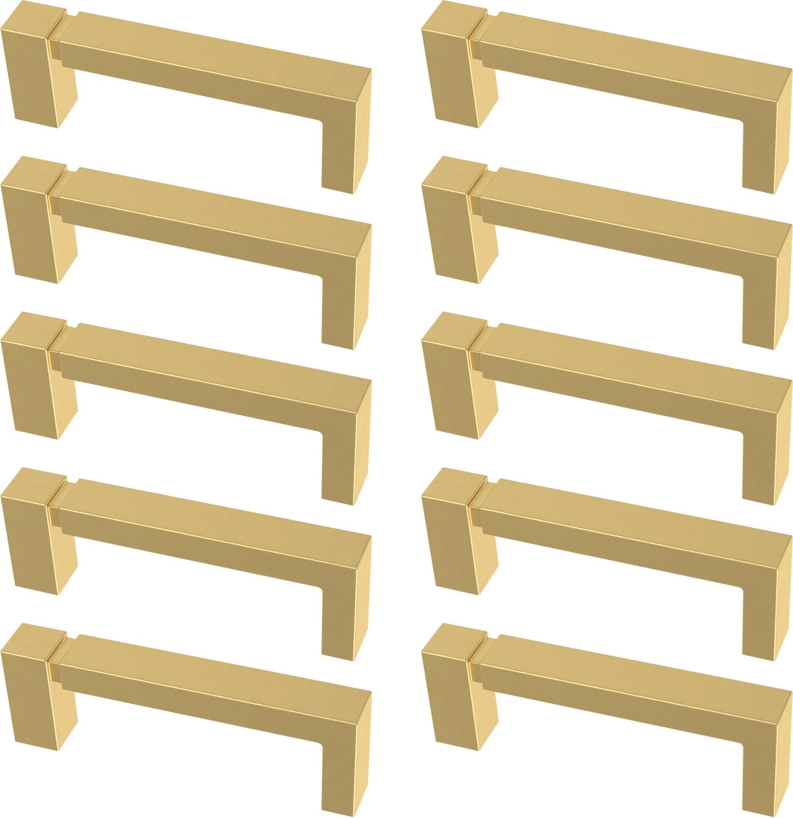 Asymmetrice Notched Cabinet Handles - 80pc Multipack - #8466T