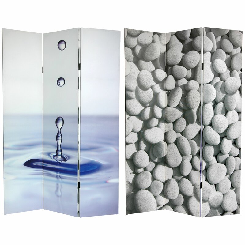 "Water" 3 Panel Room Divider - #8482T