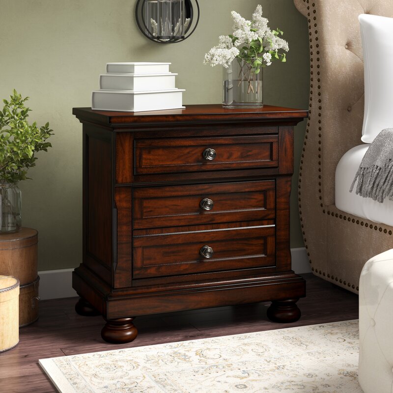 Barossa 3 Drawer Nightstand