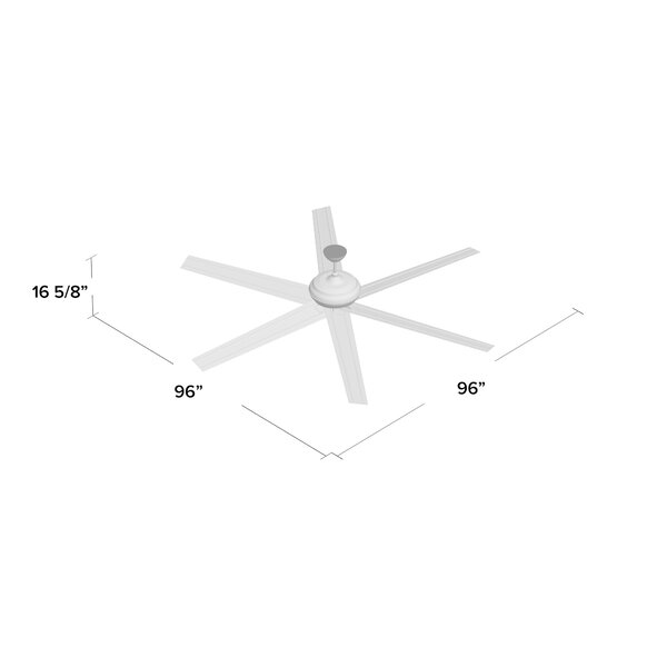 96" Habandi 5 Blade Ceiling Fan with Remote (#8018)