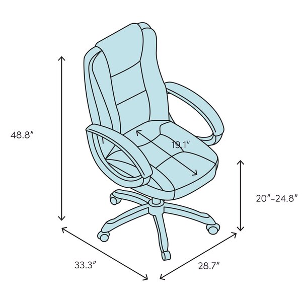 Mcglone Ergonomic Executive Chair LX4774 Salvage Co Indy