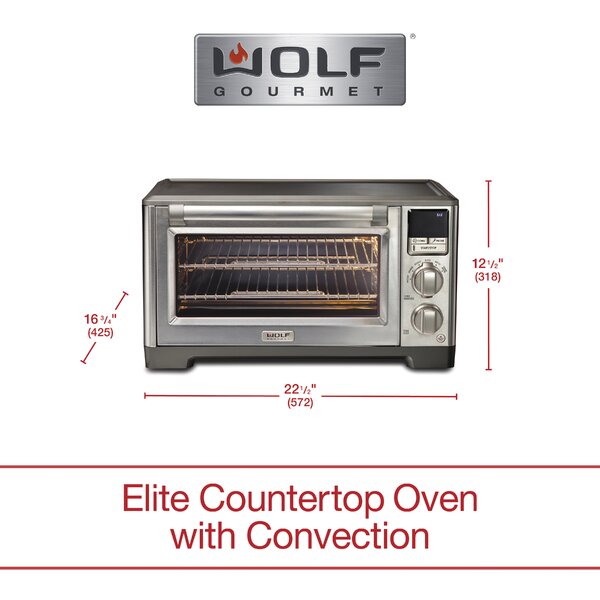 Red Knobs 1.1 Cu. Ft. Elite Countertop Oven #HA770