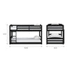 Bellmead Twin over Twin Bunk Bed, White (#K6404)