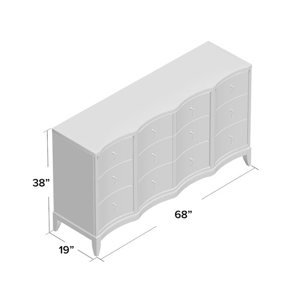 Bonifácio 9 Drawer Double Dresser