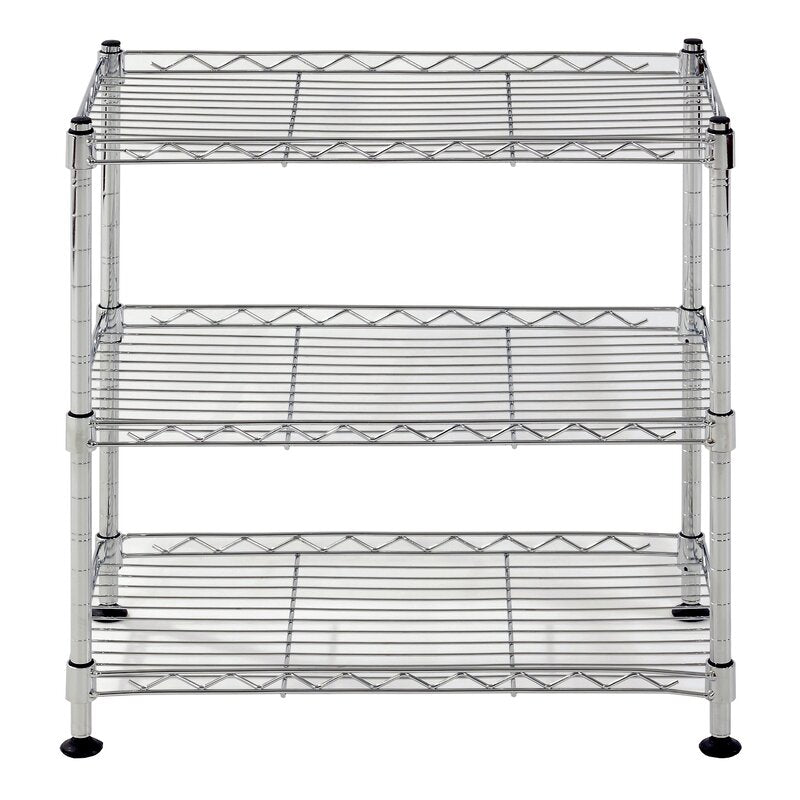 (STEEL) Supreme Wide 3 Shelf Shelving Unit Starter #LX2021
