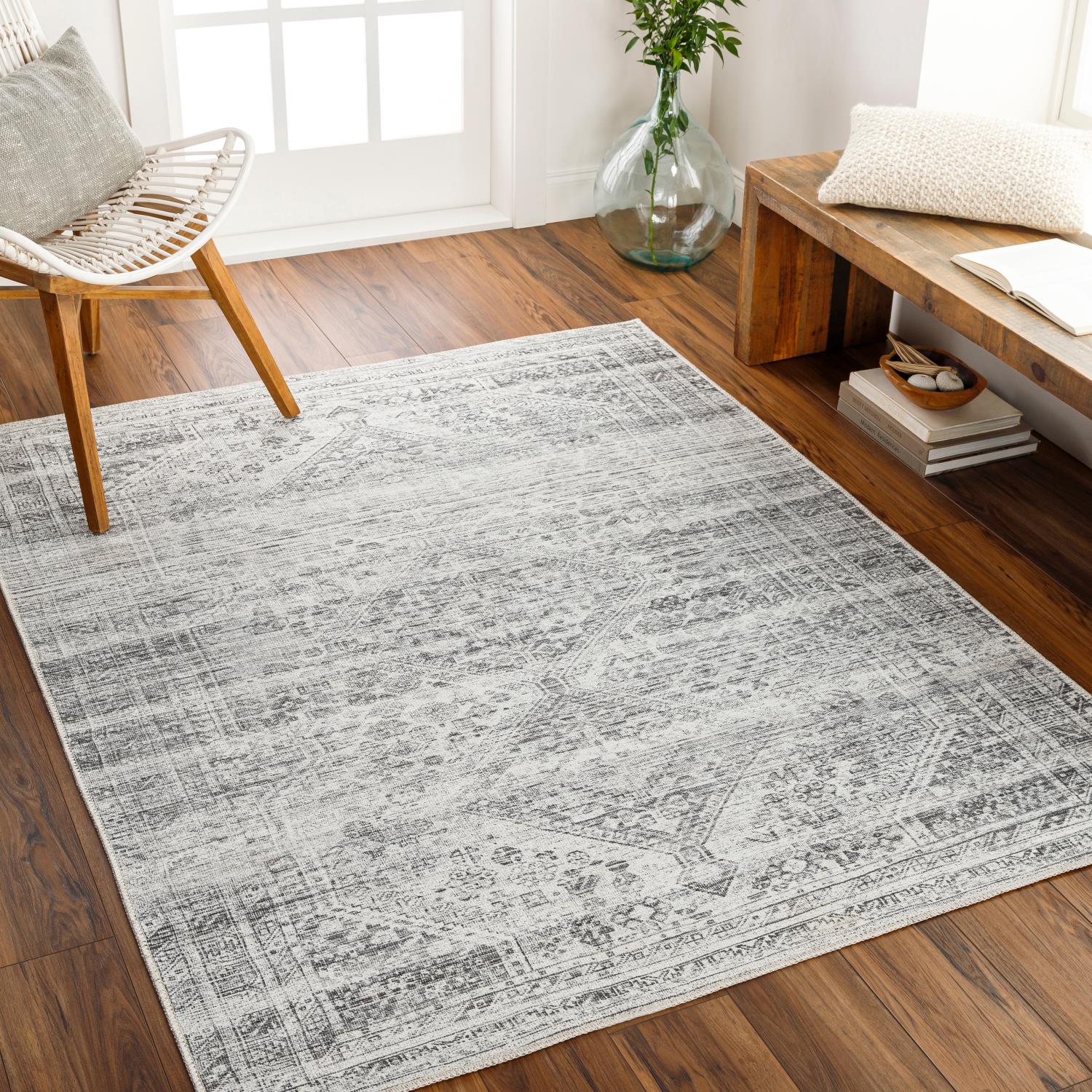 Amelie Chenille Polyester 8'10" x 12' Rectangle Area Rugs