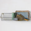 Distressed Zinc Wire Wall Basket, 23.75