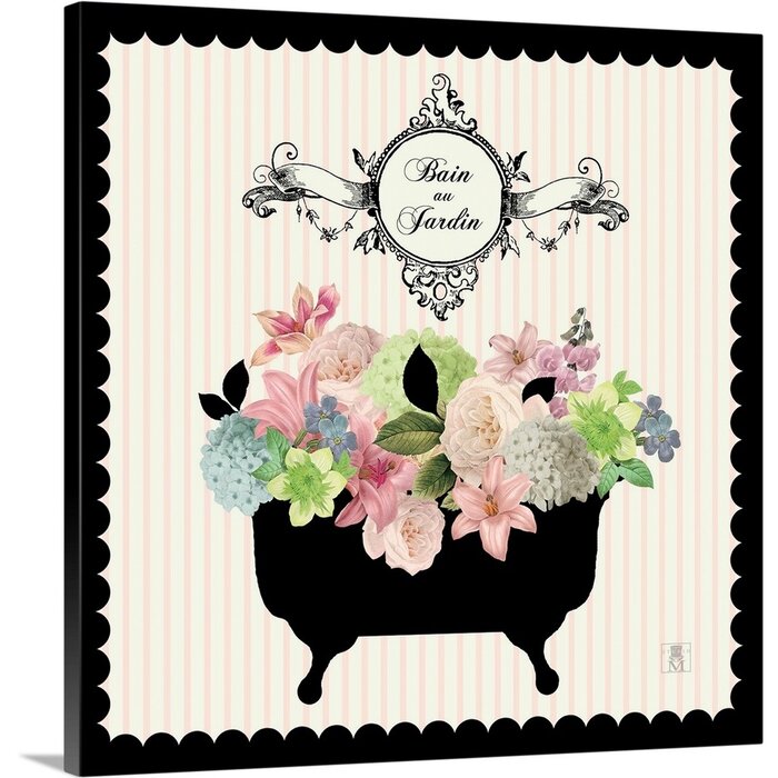 Bain du Jardin I' Graphic Art Print DJ214