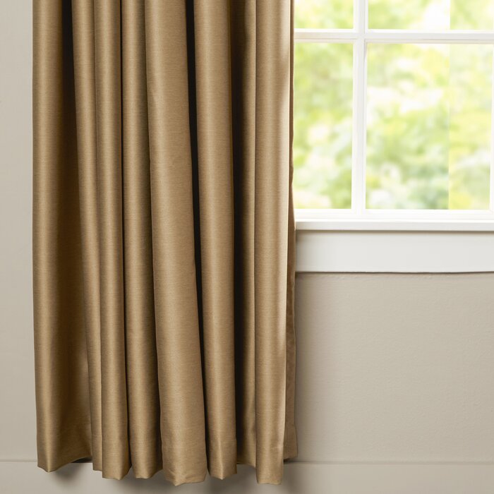 Bailey Solid Blackout Thermal Single Curtain Panel (set of 2) DJ675