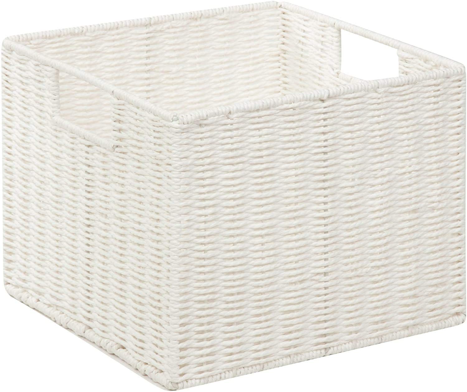 White Parchment Cord Basket (Set of 2) DJ847