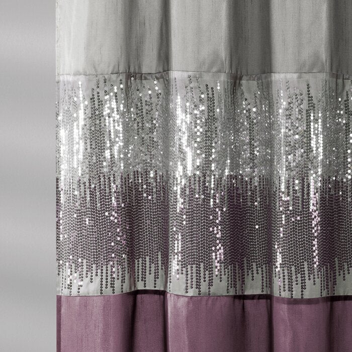 72" x 72" Pruneda Striped Single Shower Curtain DJ857