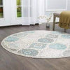 Boho Indoor Round Area Rug, DRug162-B2-S3