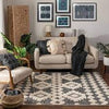 Bellagio Chiara Tribal High-Low Flat-Weave Moroccan Accent Area Rug, DRug244-B2-S3