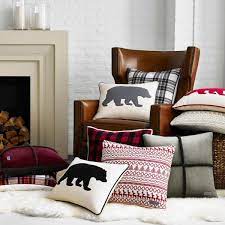 Bear 1-Piece Cotton Throw Pillow, B119-DS268