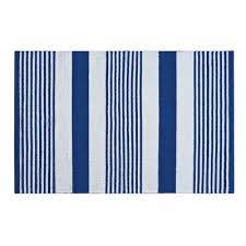 2'x3' Rectangle Stripe Accent Rug Blue - C&F Home, LC301