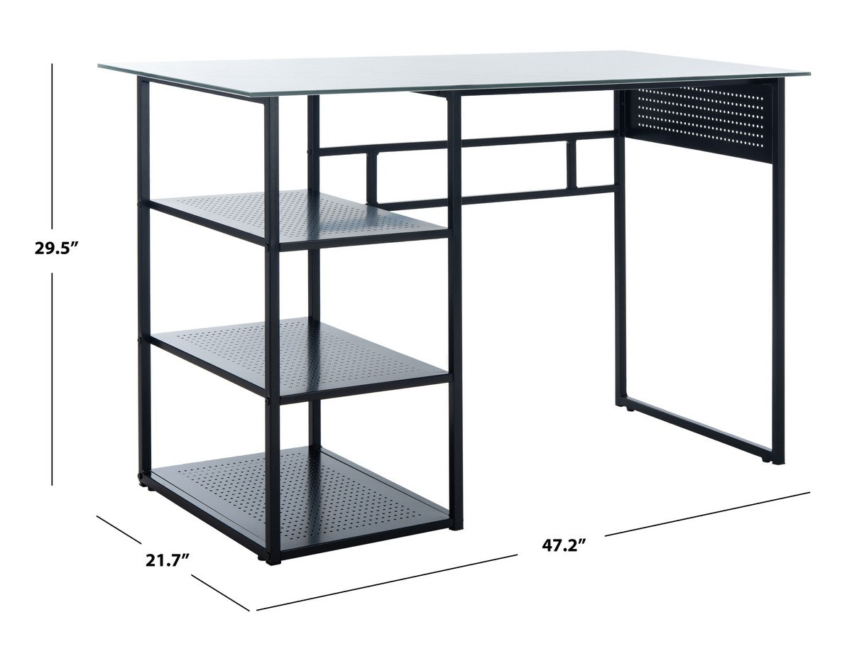 Xyla Glass Top Desk (#K4196)