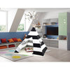 Black e-Joy Indoor Canvas Triangular Play Tent with Carrying Bag