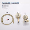 5-Spray Patterns 5 in. Wall Mount Dual Shower Heads and Handheld Shower Head