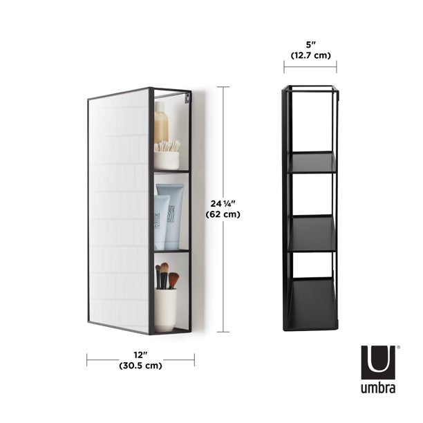 Umbra Cubiko Wall Mirror & Storage Unit