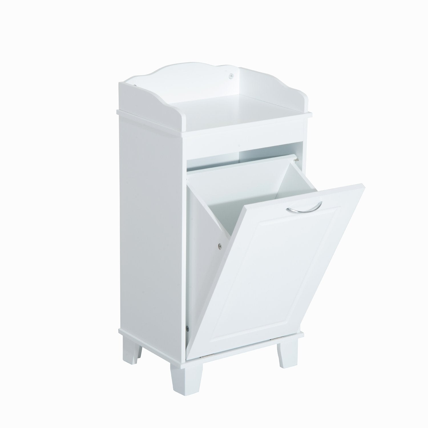 HomCom 31" Modern Country Free Standing Bathroom Tilt Out Laundry Hamper CL693