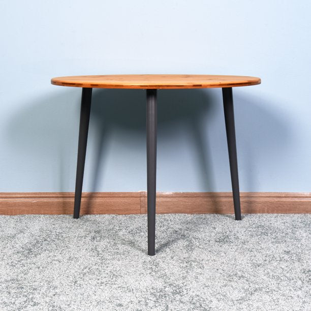 Bamboo Nesting Triangle End Table,Set Of 3 Coffee Table Modern Minimalist Side Table For Living Room KB2486-A4-B2-P2