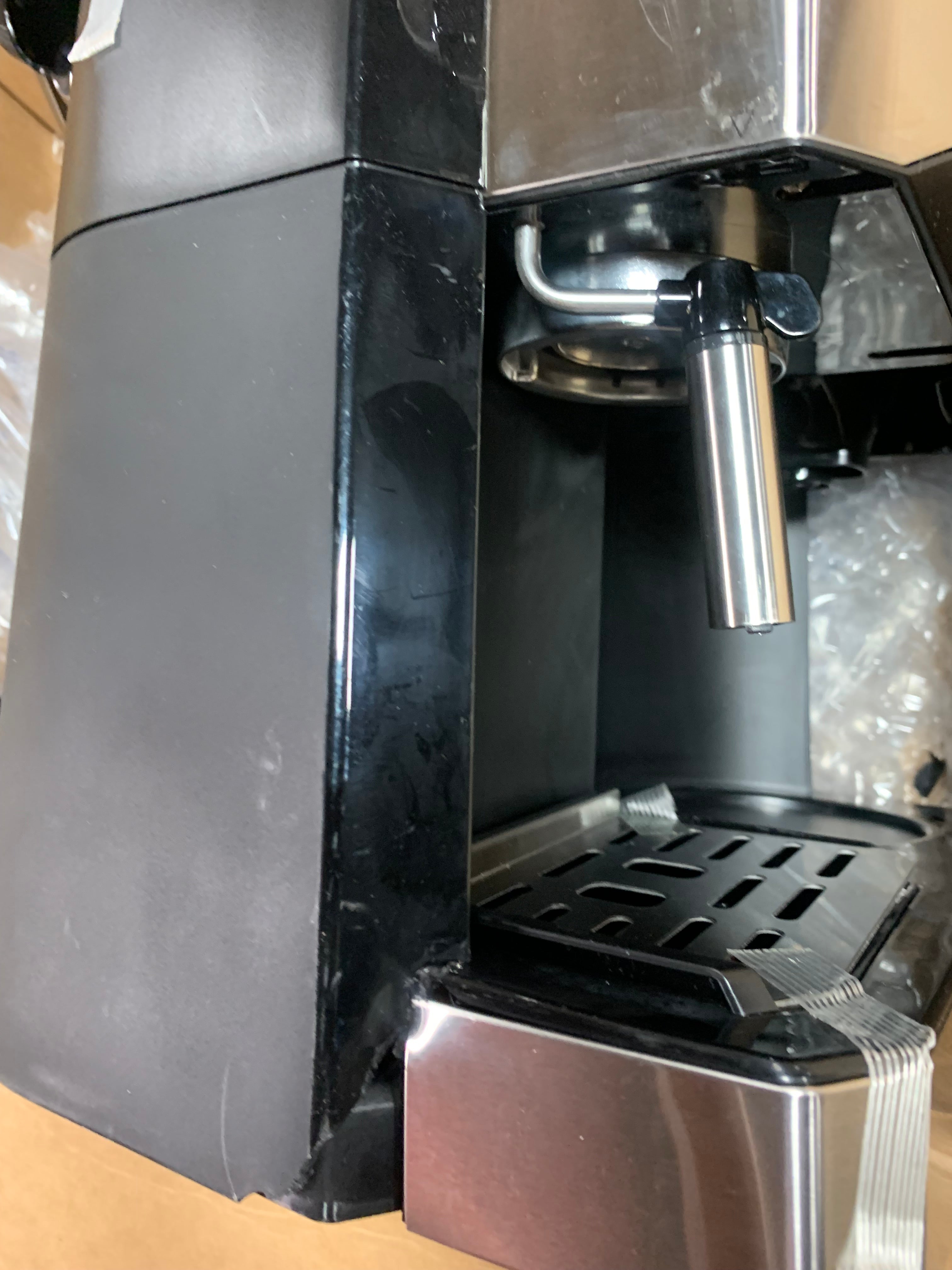 De'Longhi All-in-One Combination Coffee Maker & Espresso Machine + Advanced Adjustable Milk Frother for Cappuccino & Latte + Glass Coffee Pot 10-Cup